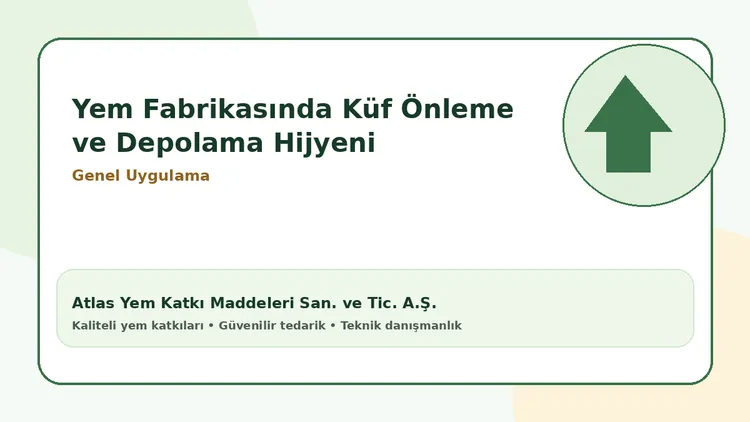 Yem Fabrikasında Küf Önleme ve Depolama Hijyeni